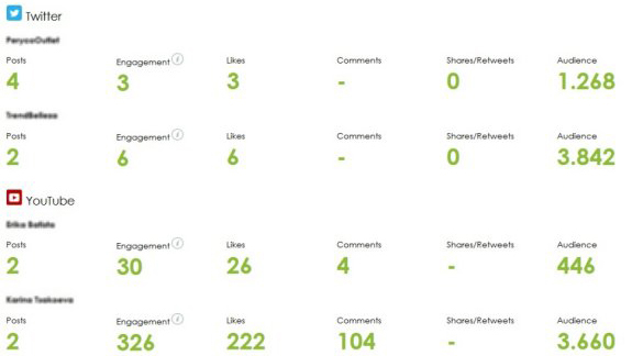 Informe de influencers en las Redes Sociales Informe de influencers y grado de interacción con la marca
